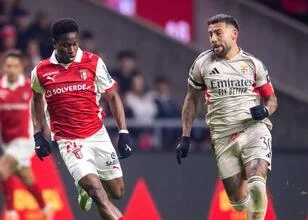 Spannend gelijkspel tussen Braga en Benfica