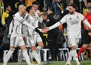 Beşiktaş' tegen FCSB in voorbereidingswedstrijd in Antalya