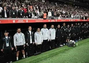 Beşiktaş supporters wilden het, Cerny kwam het veld op!