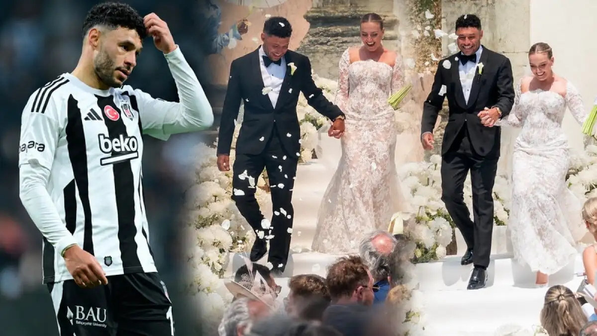 Oxlade-Chamberlain trouwt met zangeres Perrie Edwards in Portugal