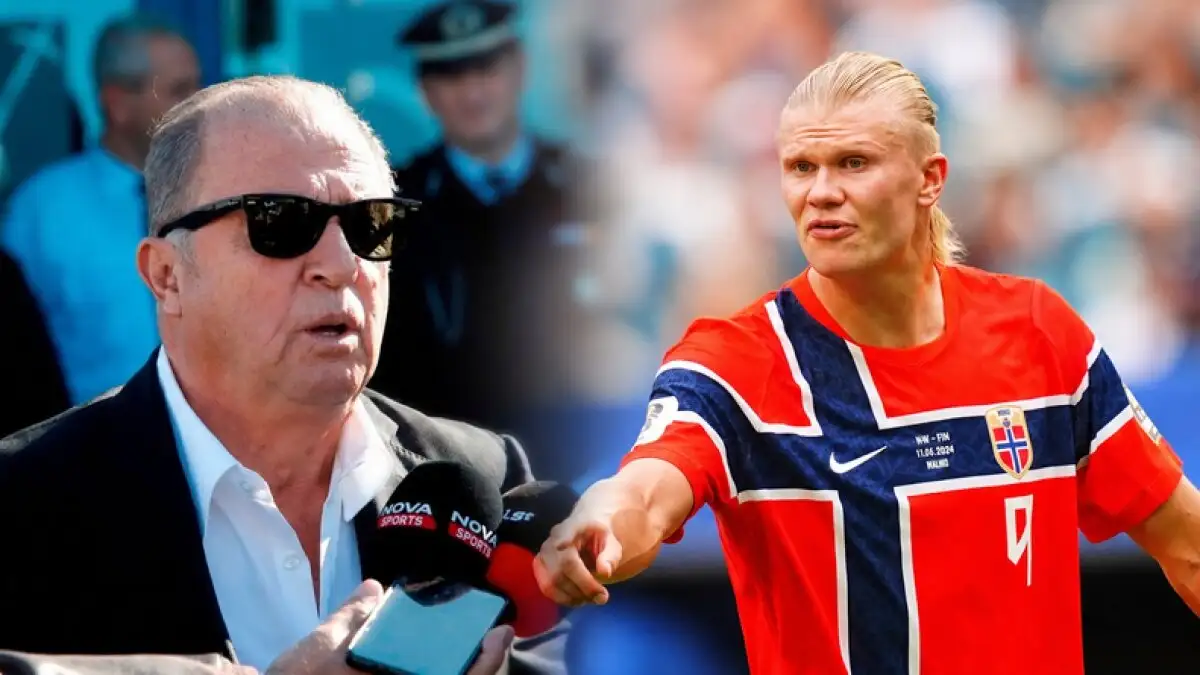 Fatih Terim onthult Galatasaray's interesse in Erling Haaland