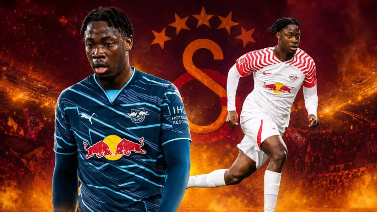 Galatasaray toont interesse in huurdeal voor El Chadaille Bitshiabu van Leipzig