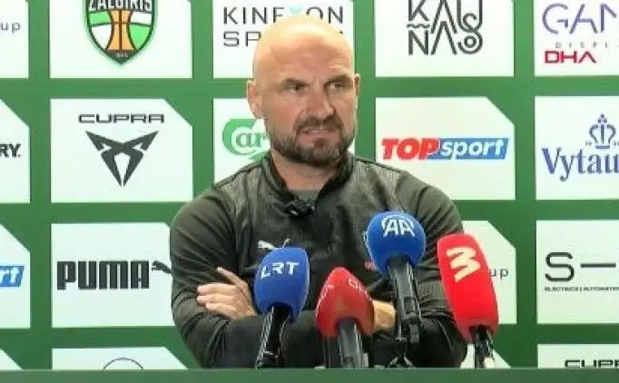 Zalgiris-trainer Zeljko Sopic blijft hoopvol ondanks 3-0 achterstand tegen Beşiktaş