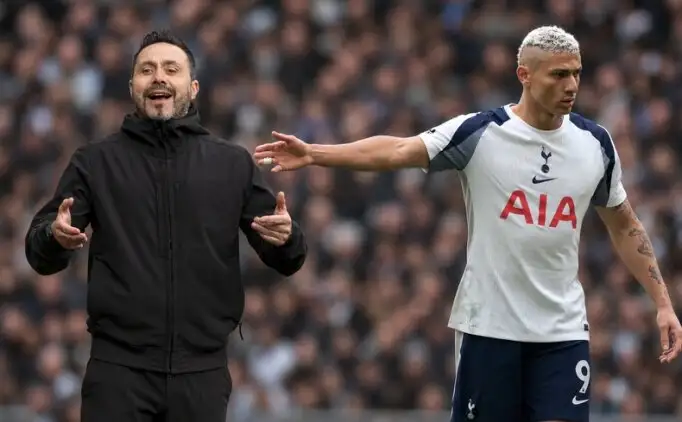 Tottenham-manager Roberto De Zerbi: Richarlison nam zelf besluit te vertrekken, geen zekerheid over Turkse aanbieding