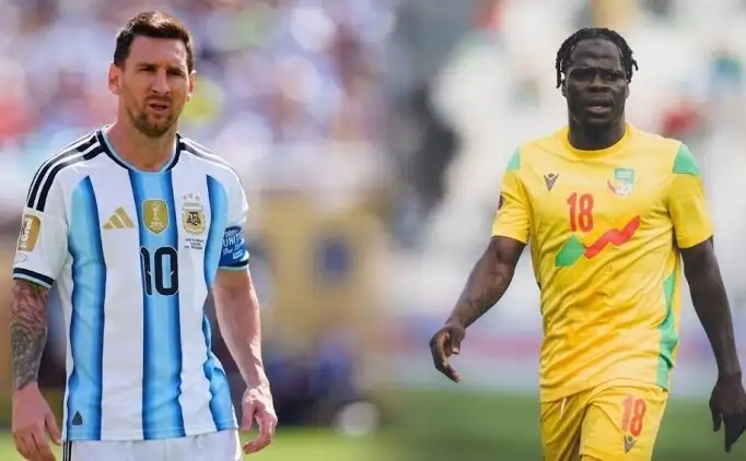 Junior Olaitan staat tegenover Lionel Messi in Argentinië–Benin voorbereidingsduel