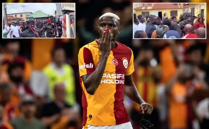 Victor Osimhen krijgt legerbescherming tijdens bezoek aan geboorteplaats Olusosun in Nigeria