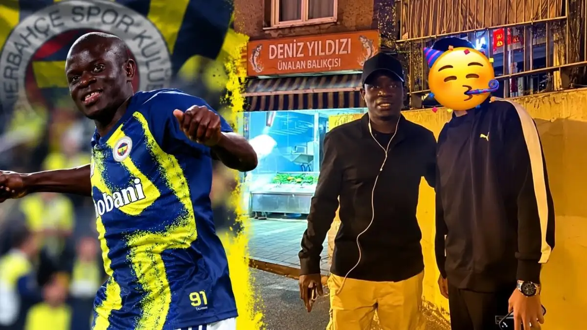 N'Golo Kante gespot op straat in Üsküdar door Fenerbahçe-fan